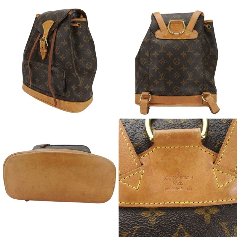 Louis Vuitton Montsouris  Canvas Backpack Bag - Barde - Image 2