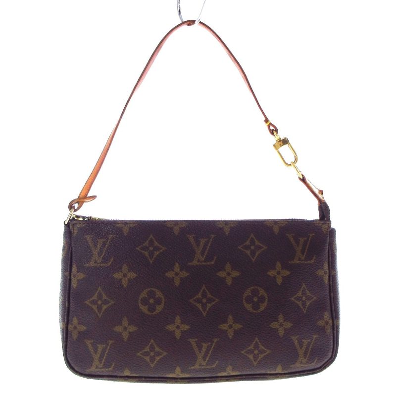 Louis Vuitton Pochette Accessoire  Canvas Clutch Bag - Barde