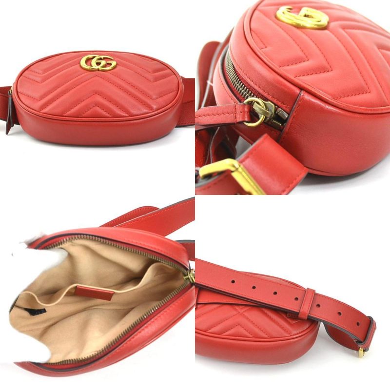 Gucci Gg Marmont  Leather Clutch Bag () - Barde - Image 3