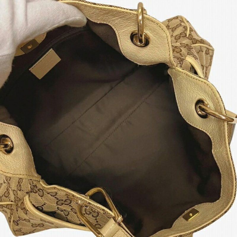 Gucci Gg Canvas  ivory Gg Canvas Handbag (Pre-Owned) - Barde - Image 6