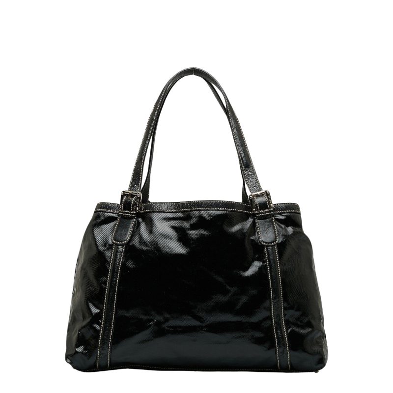 Gucci Double G  Patent Leather Tote Bag () - Barde - Image 2