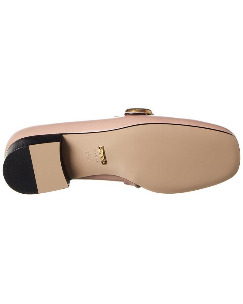 Gucci Double G Leather Loafer - Barde - Image 4