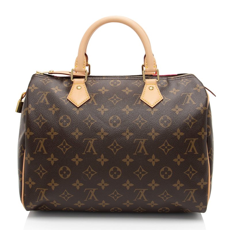 Louis Vuitton Monogram Canvas V Speedy 30 Satchel - Barde - Image 3