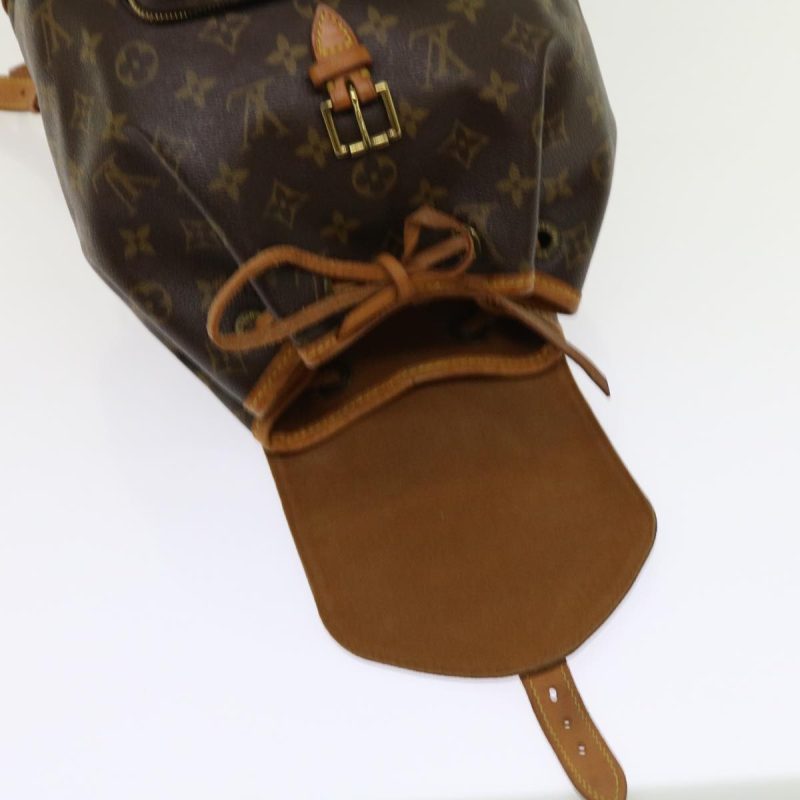 Louis Vuitton Montsouris  Canvas Backpack Bag - Barde - Image 4