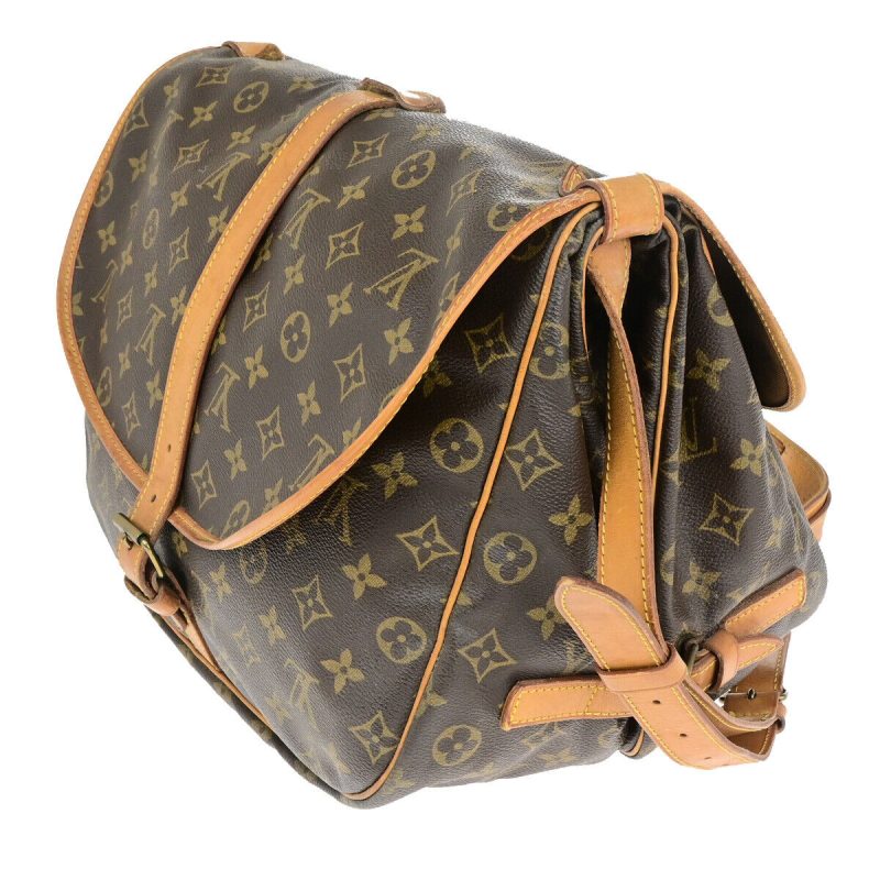 Louis Vuitton Saumur 35  Canvas Shoulder Bag - Barde - Image 4