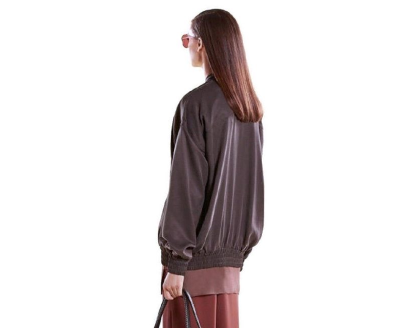Gucci Women's Silk Twill Blouse Jackets - Barde - Image 2