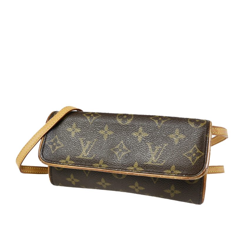 Louis Vuitton Pochette Twin  Canvas Clutch Bag - Barde