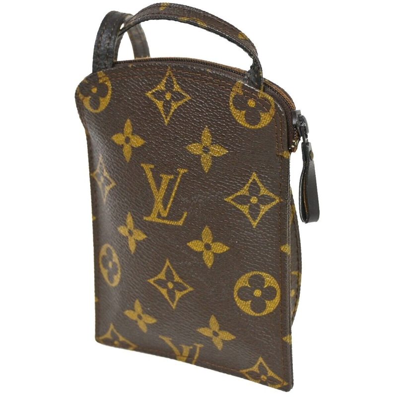 Louis Vuitton Pochette Secret  Canvas Clutch Bag - Barde - Image 2