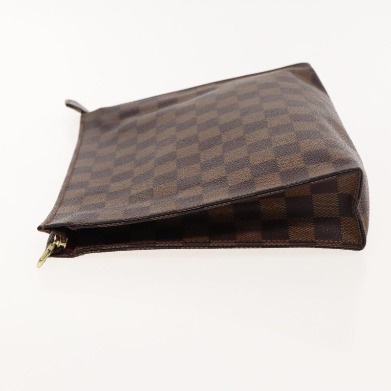 Louis Vuitton Poche Toilette  Canvas Clutch Bag - Barde - Image 4