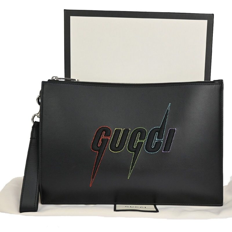 Gucci --  Leather Clutch Bag () - Barde