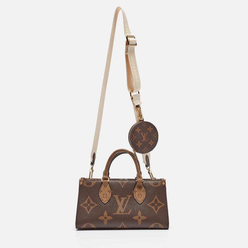 Louis Vuitton Monogram Reverse Giant Canvas Onthego East West Bag - Barde