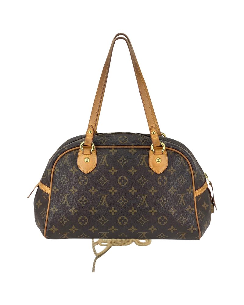 LOUIS VUITTON MONTORGUEIL PM  Monogram Canvas Shoulder Hand Bag Added Strap Pre owned - Barde - Image 3