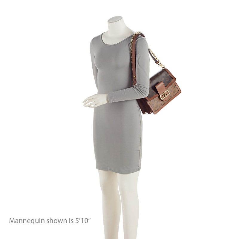Louis Vuitton Reverse Monogram Dauphine MM Shoulder Bag - Barde - Image 5