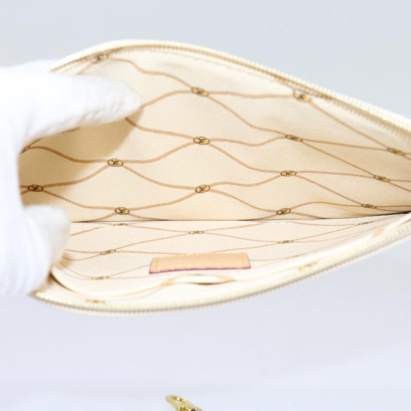 Louis Vuitton Neverfull Pouch  Canvas Clutch Bag - Barde - Image 5