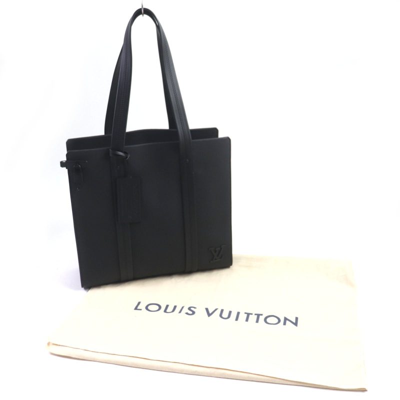 Louis Vuitton Take Off LV Aerogram Leather Tote Bag - Barde - Image 2