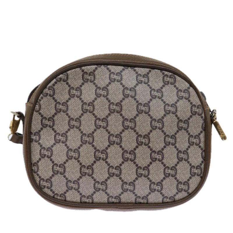 Gucci Gg Plus Canvas Shoulder Bag Pvc Beige - Barde - Image 2