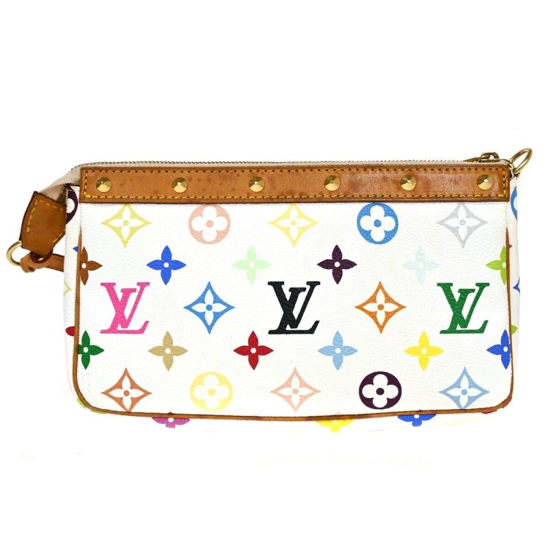 Louis Vuitton Pochette Accessoires  Canvas Clutch Bag - Barde - Image 2