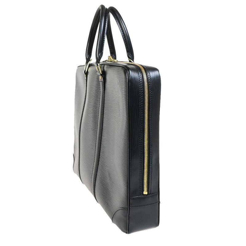 Louis Vuitton Porte Documents Voyage  Leather Handbag - Barde - Image 4
