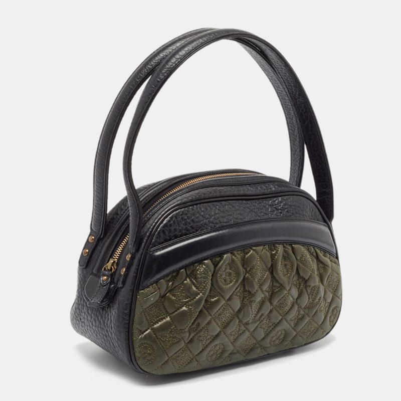 Louis Vuitton Olive Monogram Leather Mizi Vienna Bag - Barde - Image 2