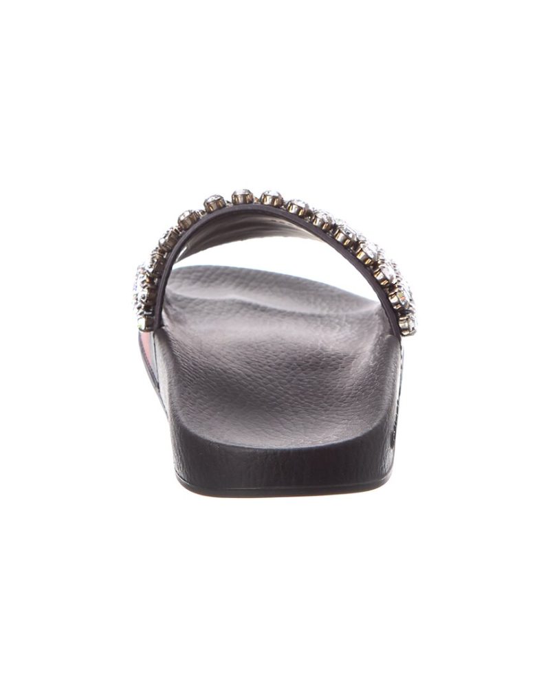 Gucci Crystal Rubber Slide - Barde - Image 3