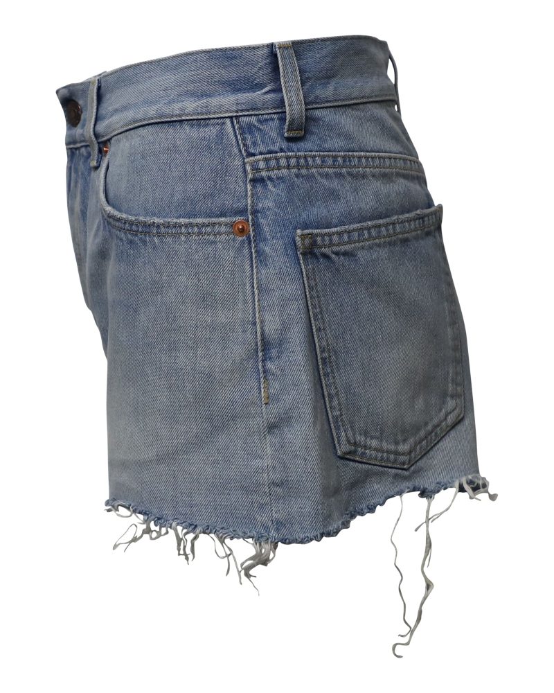 Gucci x Doraemon Eco-Denim Shorts in Blue Cotton - Barde
