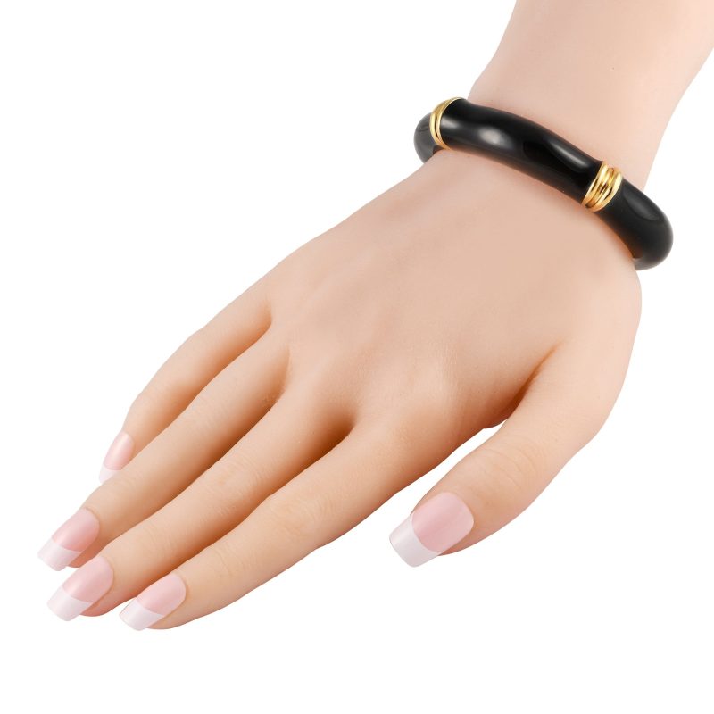 Gucci 18K Yellow Gold Enameled Bracelet GU30-052024 - Barde - Image 3