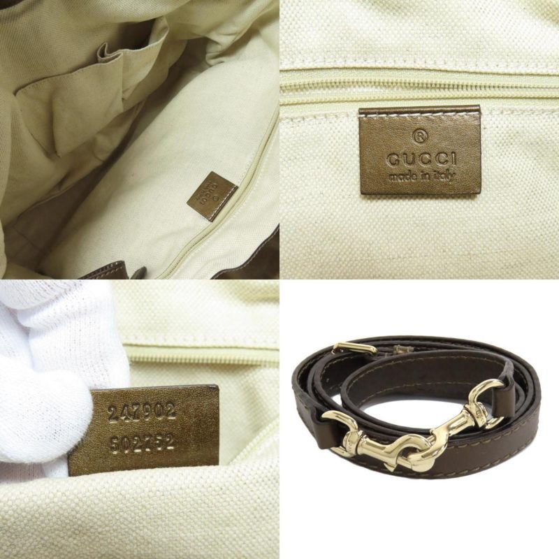 Gucci  Leather Tote Bag (Pre-Owned) - Barde - Image 5