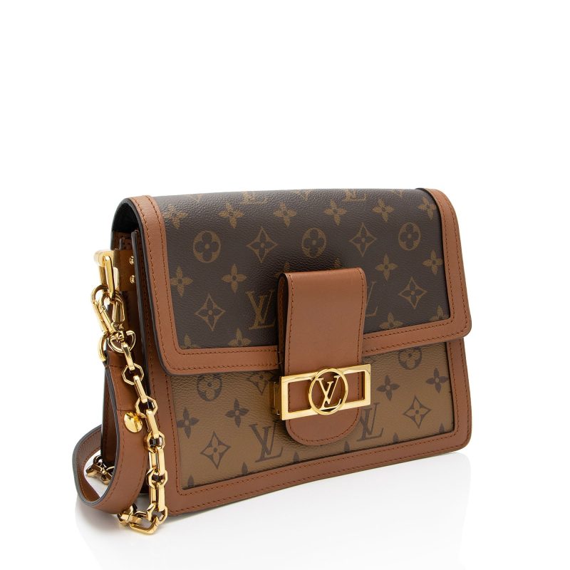 Louis Vuitton Reverse Monogram Dauphine MM Shoulder Bag - Barde - Image 2