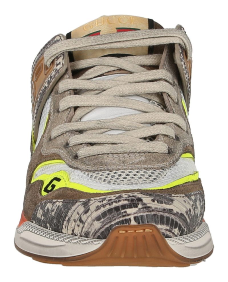 Gucci Ultrapace Leather & Suede Sneaker - Barde - Image 4