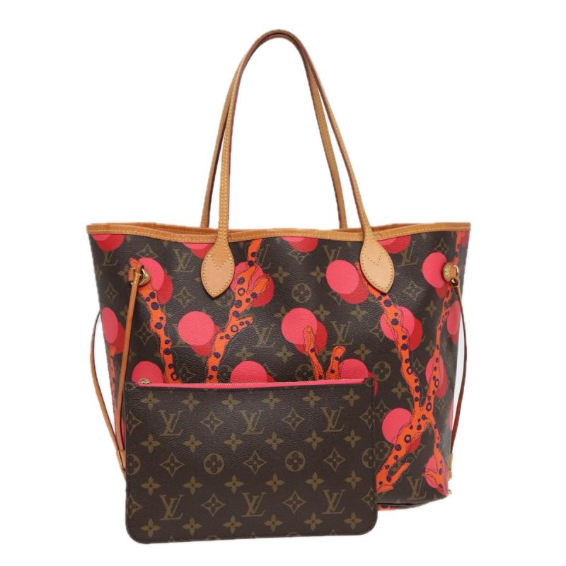 Louis Vuitton Neverfull Mm  Canvas Tote Bag - Barde