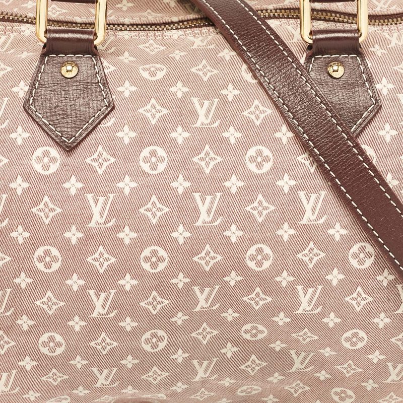 Louis Vuitton Sepia Monogram Mini Lin Canvas Speedy 30 Bag - Barde - Image 5