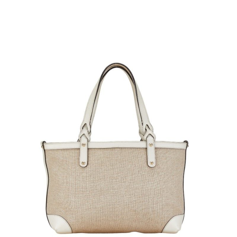 Gucci   Canvas Leather Handbag Tote Bag (Pre-Owned) - Barde - Image 4