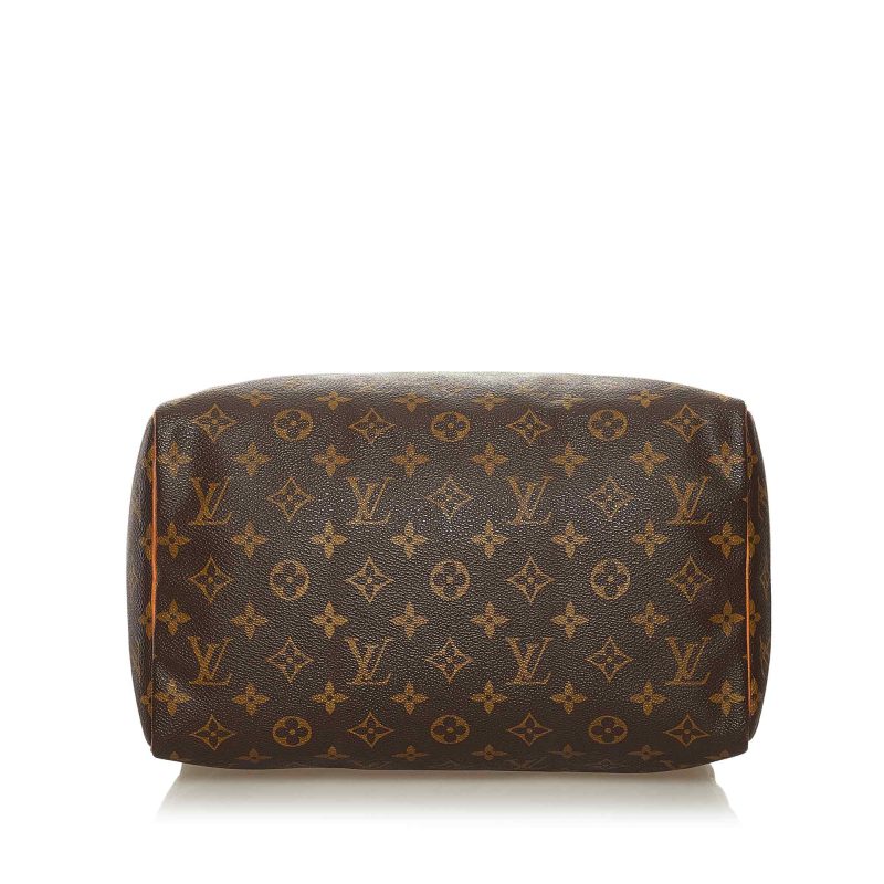Louis Vuitton Monogram Speedy 30 Canvas Boston Bag - Barde - Image 4