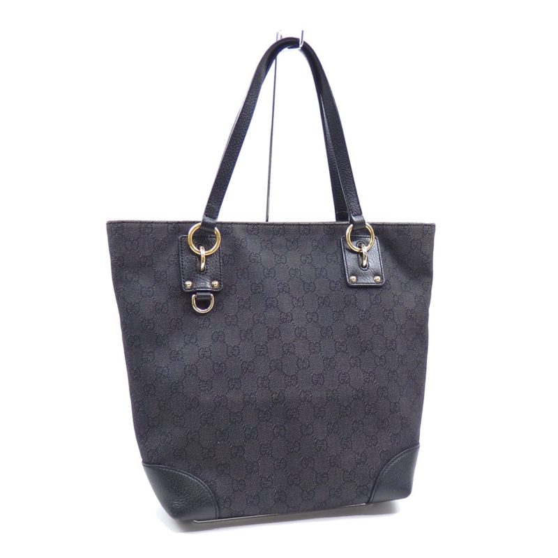 Gucci Gg Canvas  Gg Canvas Leather Tote Bag (Pre-Owned) - Barde