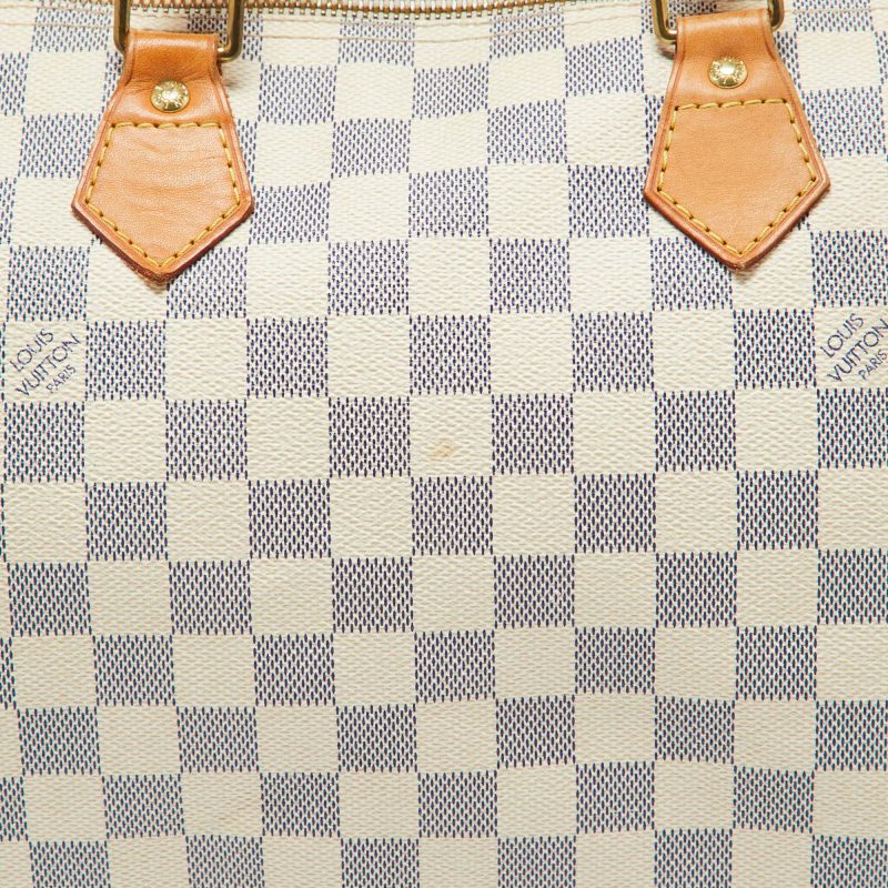 Louis Vuitton Damier Azur Canvas Speedy 30 Bag - Barde - Image 4