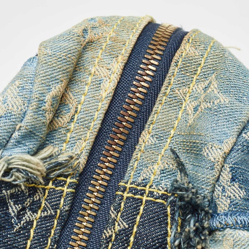 Louis Vuitton Monogram Patchwork Denim Bowly Bag - Barde - Image 6