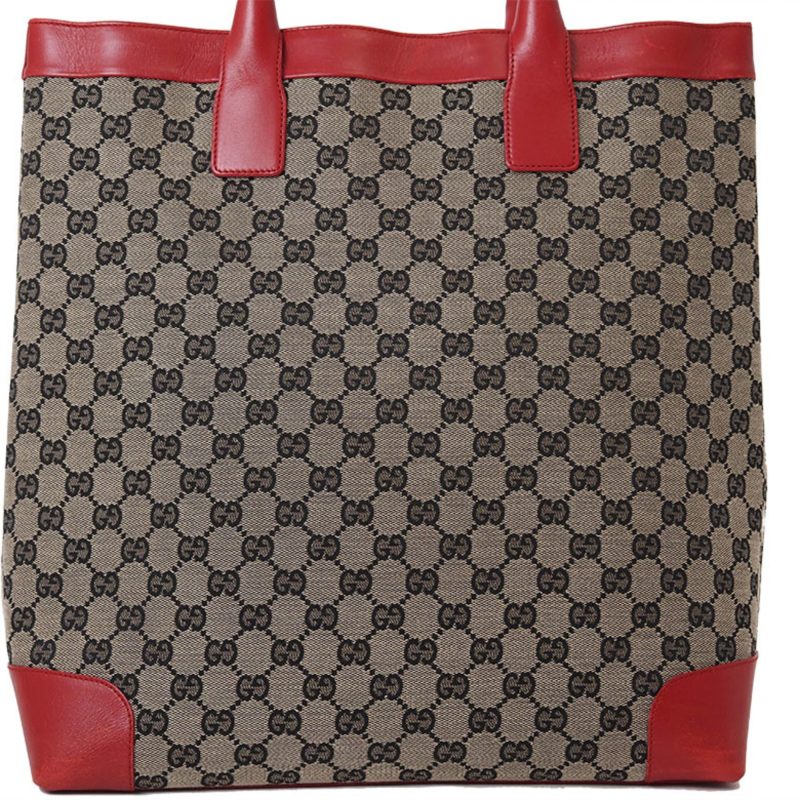 Gucci Gg Canvas   Color Canvas Leather Handbag Tote Bag (Pre-Owned) - Barde - Image 4