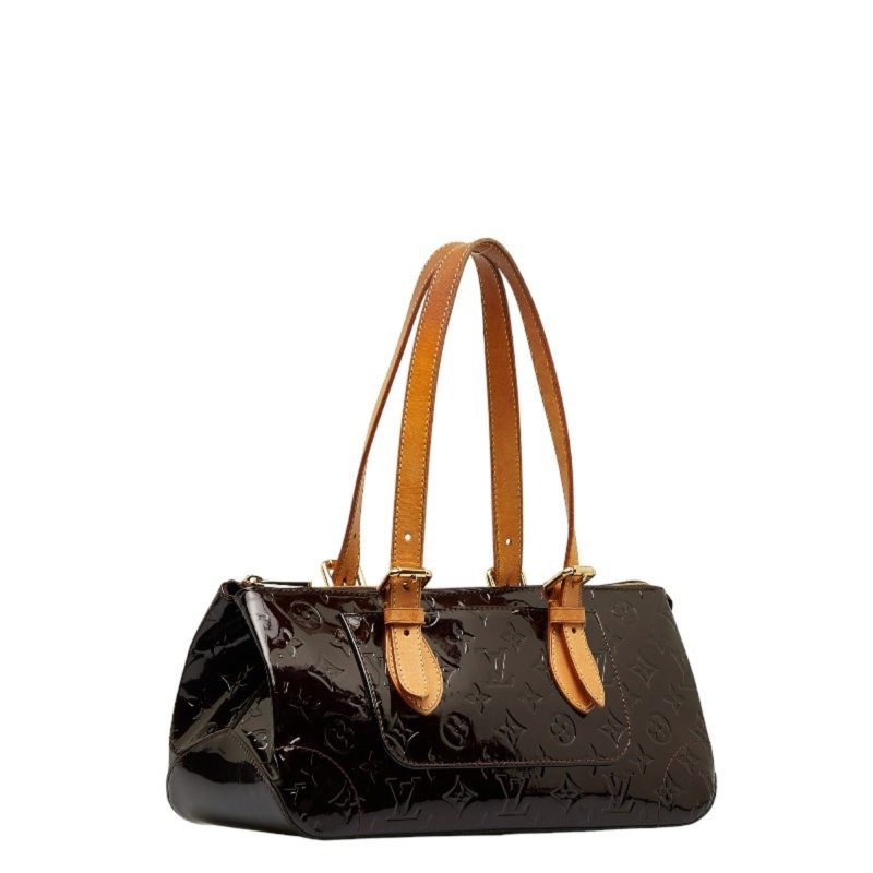 Louis Vuitton Rosewood  Patent Leather Shoulder Bag - Barde - Image 4
