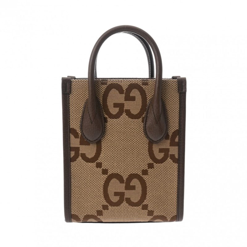 Gucci Gg Canvas   Gg Canvas Leather Handbag Tote Bag (Pre-Owned) - Barde - Image 2