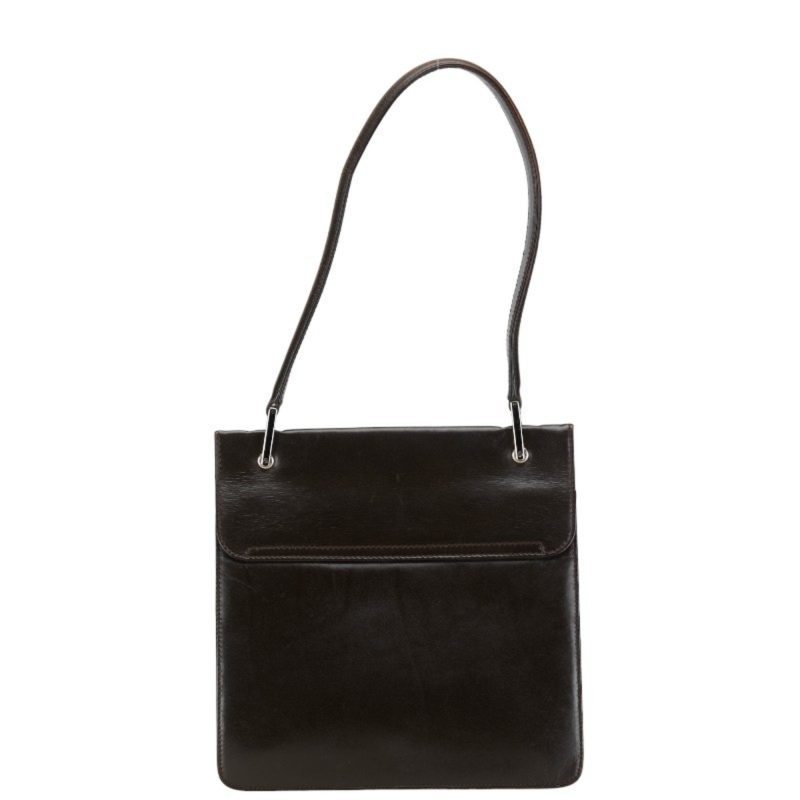 Gucci G Logo  Leather Shoulder Bag () - Barde - Image 2