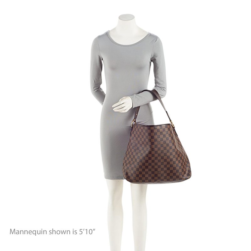 Louis Vuitton Damier Ebene Delightful MM Shoulder Bag - Barde - Image 5