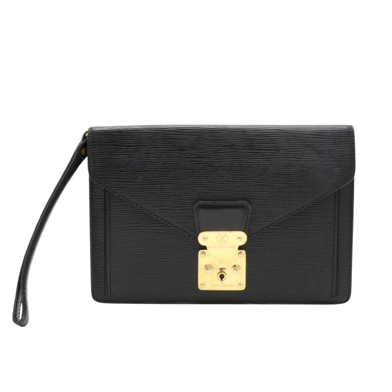Louis Vuitton Sellier Drangonne  Leather Clutch Bag - Barde
