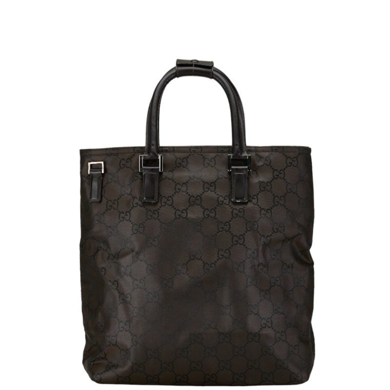 Gucci  Nylon Leather Shoulder Bag Tote Bag (Pre-Owned) - Barde - Image 4