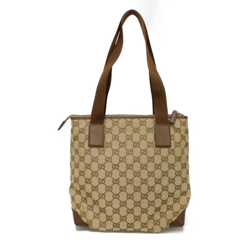 Gucci Gg Canvas  Gg Canvas Leather Shoulder Bag Tote Bag (Pre-Owned) - Barde - Image 4