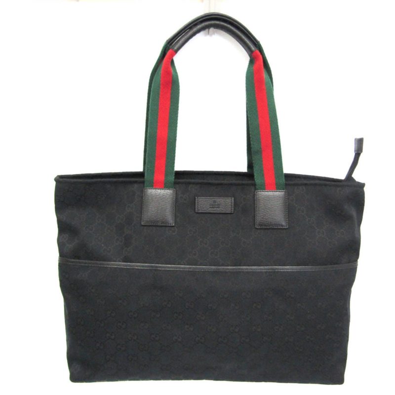 Gucci Gg Canvas  Leather Canvas Tote Bag (Pre-Owned) - Barde
