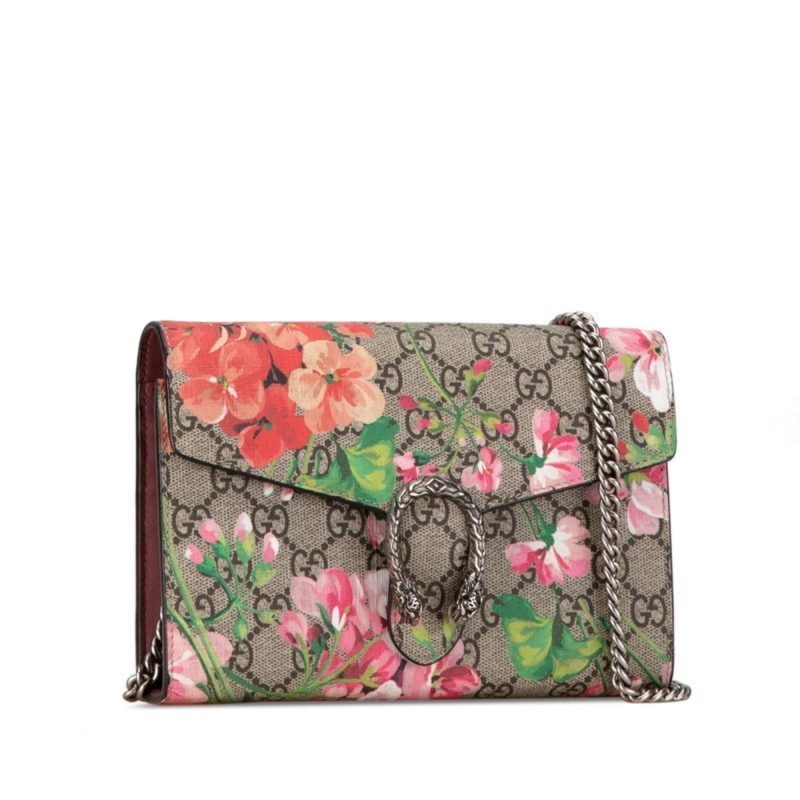 Gucci Gg Blooms  Pvc Leather Shoulder Bag (Pre-Owned) - Barde - Image 3