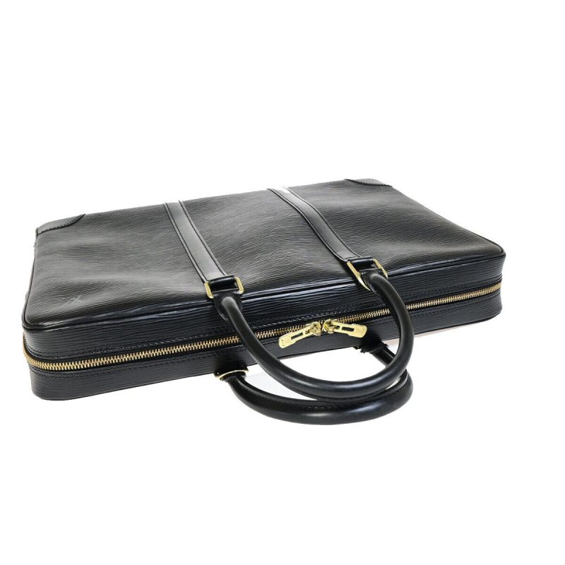 Louis Vuitton Porte Documents Voyage  Leather Handbag - Barde - Image 5