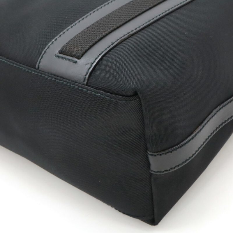 Gucci  Nylon Canvas Leather Shoulder Bag Tote Bag (Pre-Owned) - Barde - Image 4