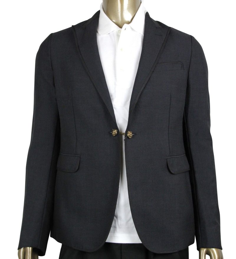 Gucci Men's Formal 1 Button  Wool / Mohair Evening Jacket - Barde