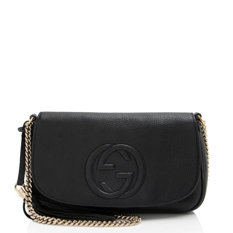 Gucci Leather Soho Medium Flap Bag - Barde